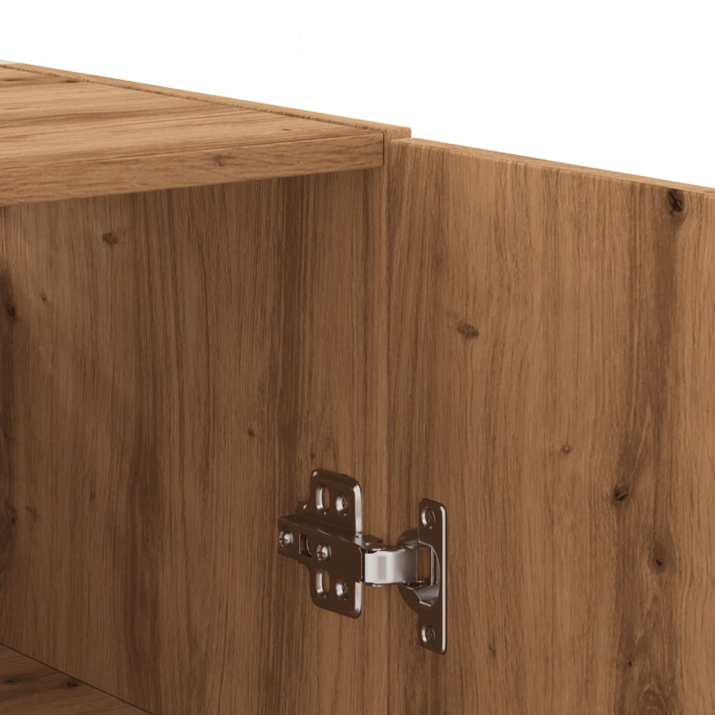 Wandschrank Artisan-Eiche 69,5x34x90 cm Holzwerkstoff