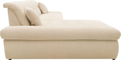 ECKSOFA "MORIC" VON DOMO COLLECTION mit BETTFUNKTION